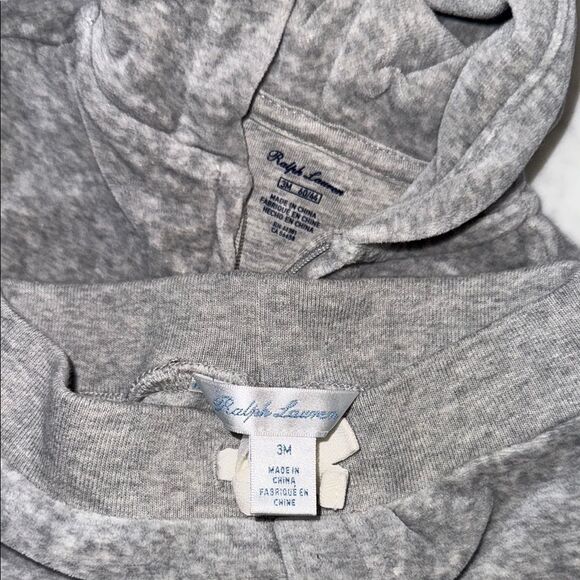 Ralph Lauren Gray Kids Jogger Set 3M - Picture 4 of 4